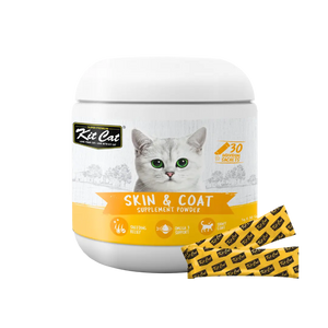 Kit Cat Skin & Coat Supplement Powder 30 Sachets x 5g (150g) Kit Cat